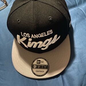 New Era Los Angeles Kings Black and Gray SnapBack